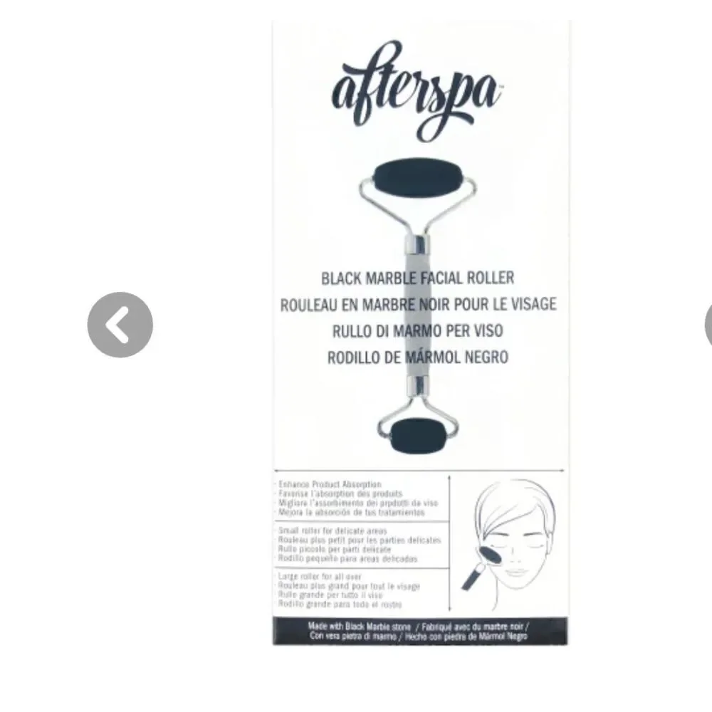 3/$20 NIB Afterspa Black Marble Large/Small Facial Roller Gua Sha Skincare $28
